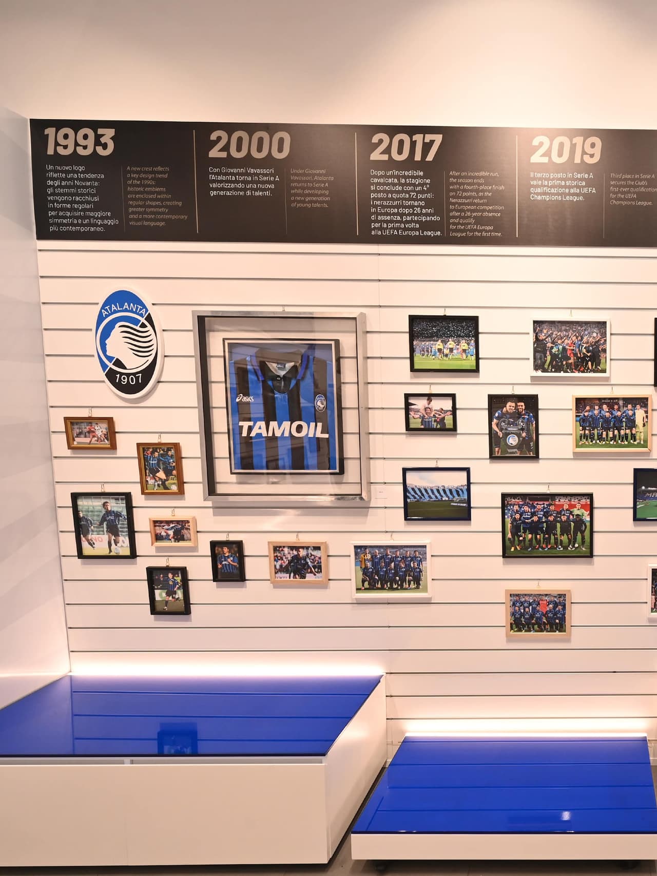 Crest and Atalanta history exhibition also open on 25 and 26 May