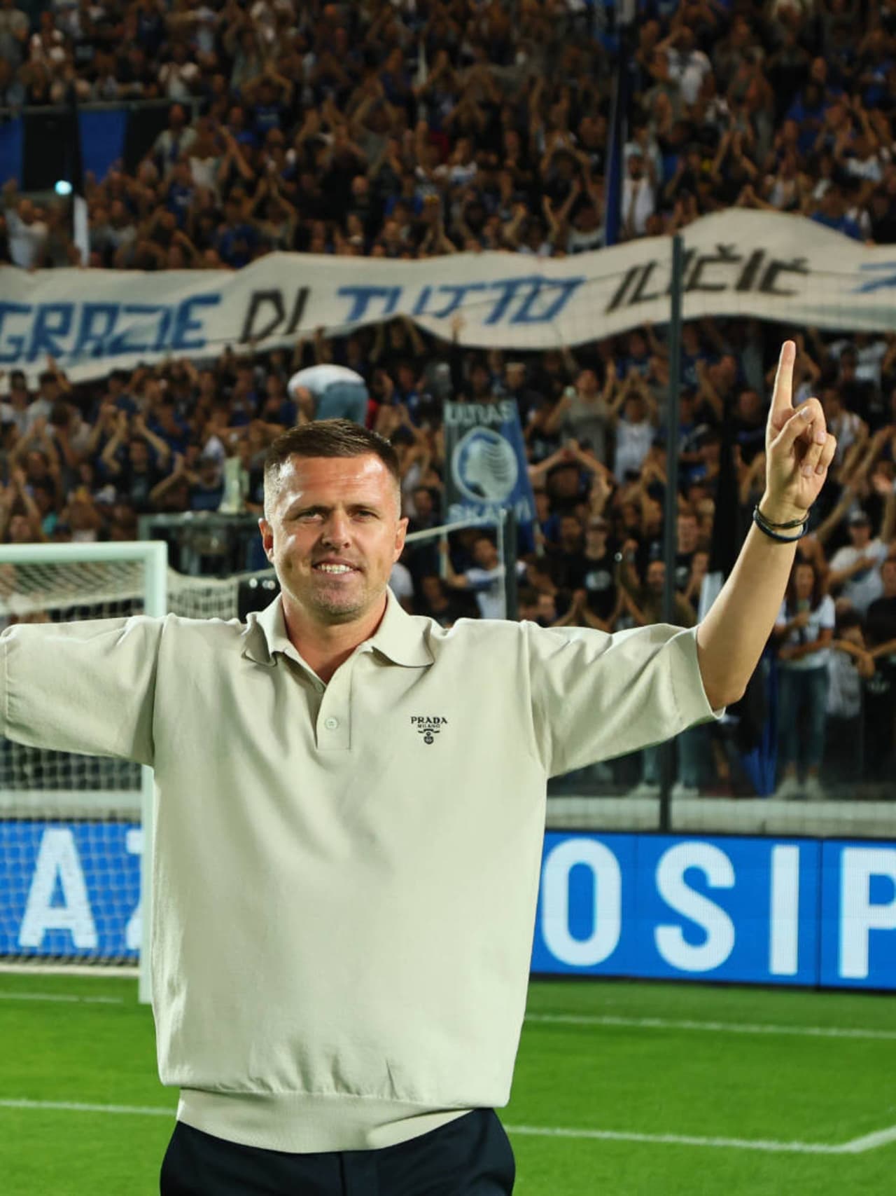 Atalanta fans say goodbye to Iličić