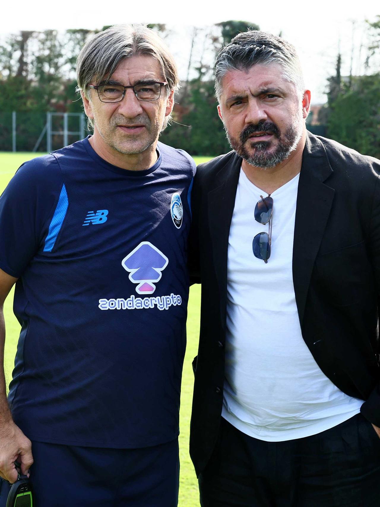 Italy manager Gattuso visiting the Centro Bortolotti