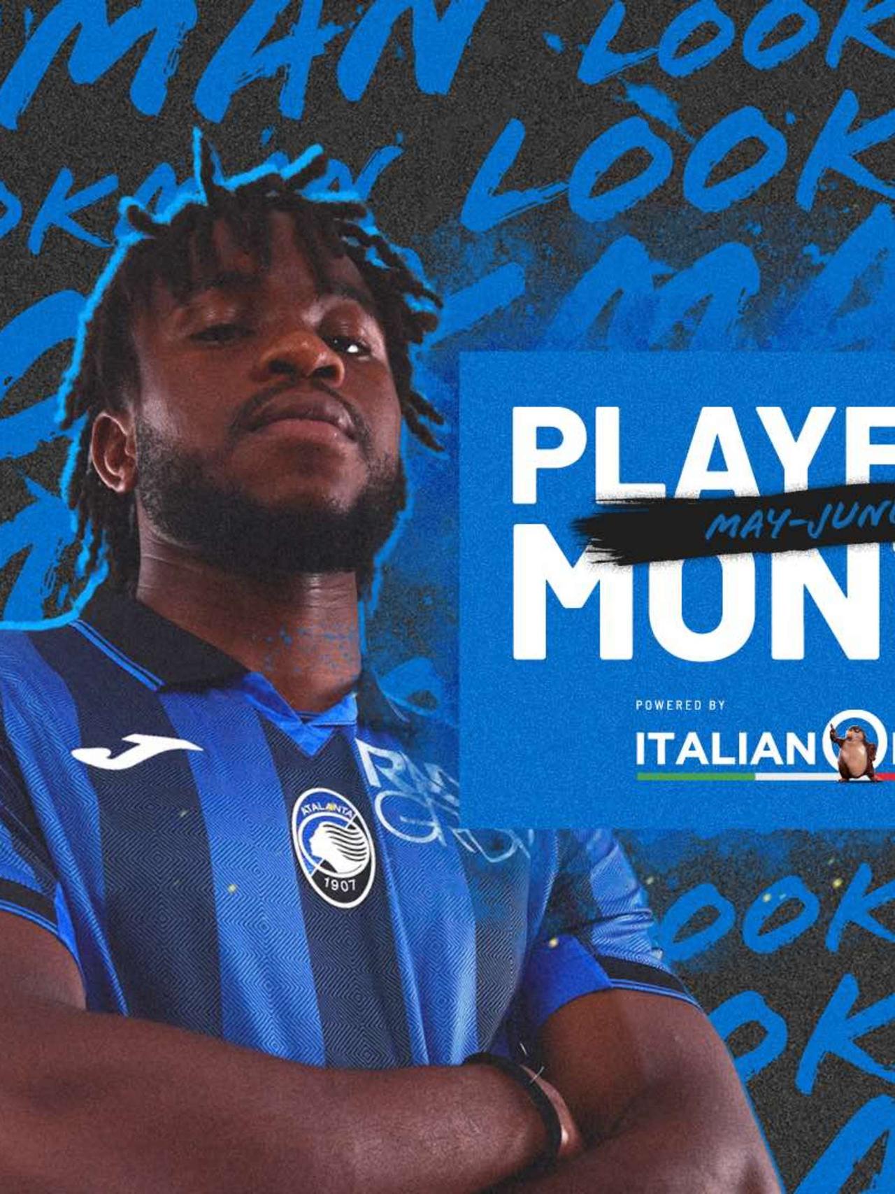 “Ademola Mia”! Lookman is the Player of The Month for May-June