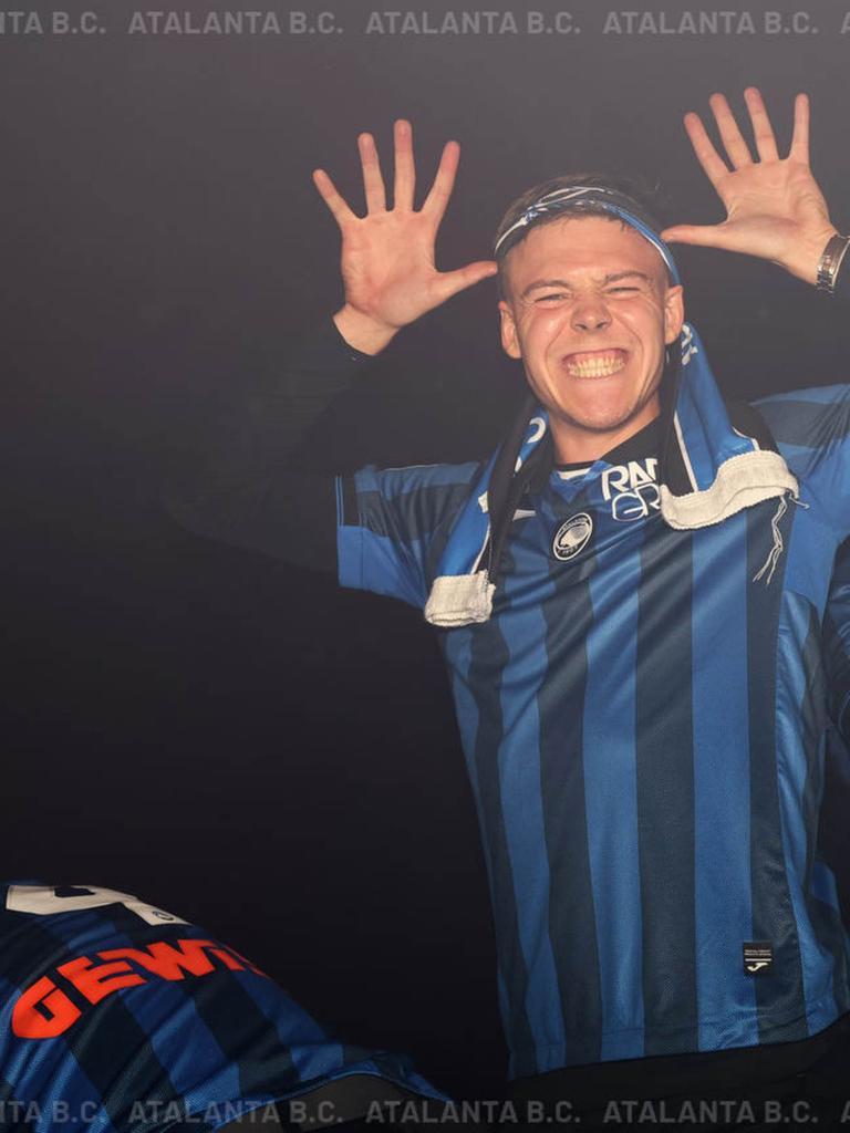 La festa nerazzurra a Bergamo