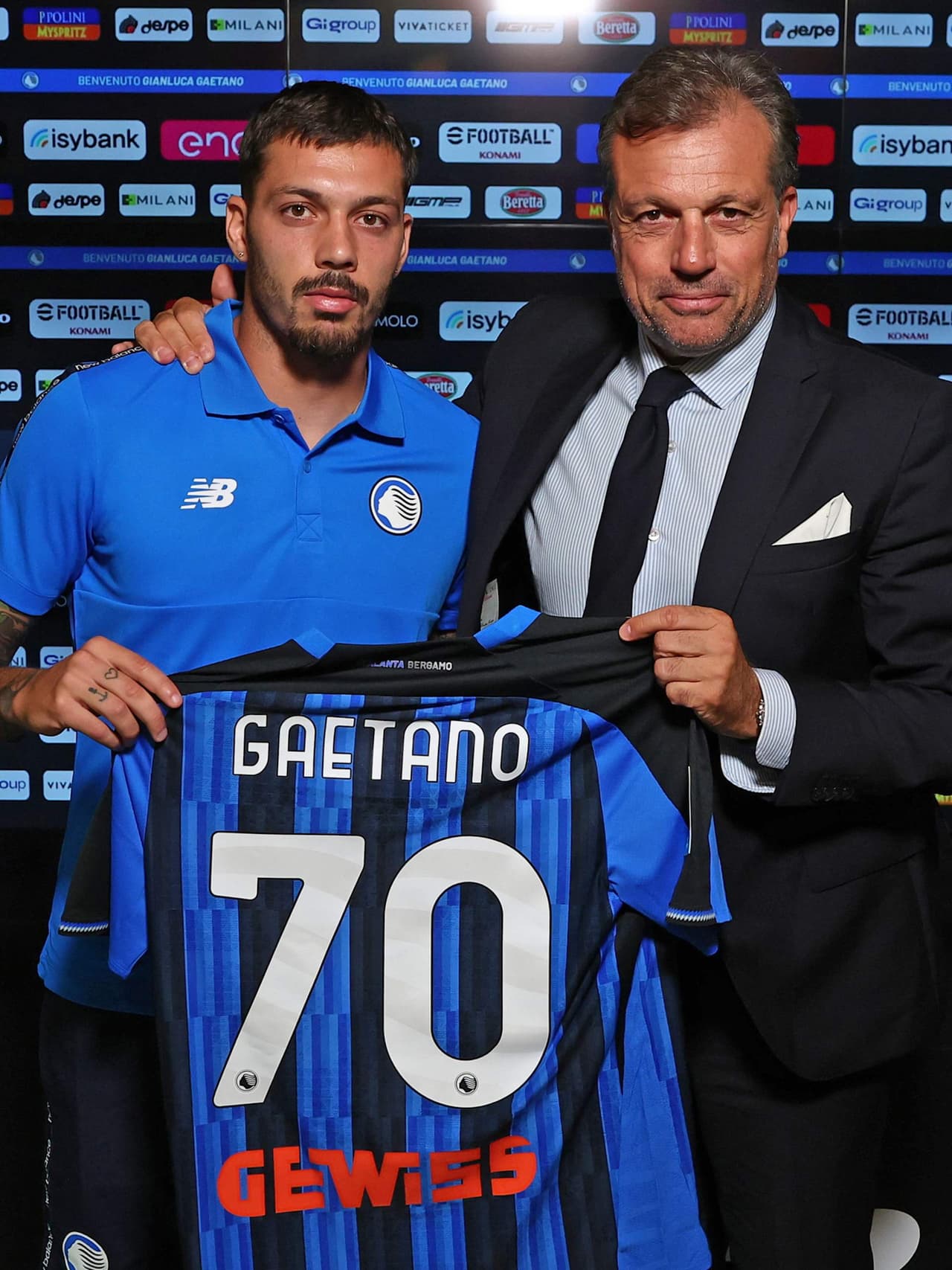 The official presentation of Gianluca Gaetano