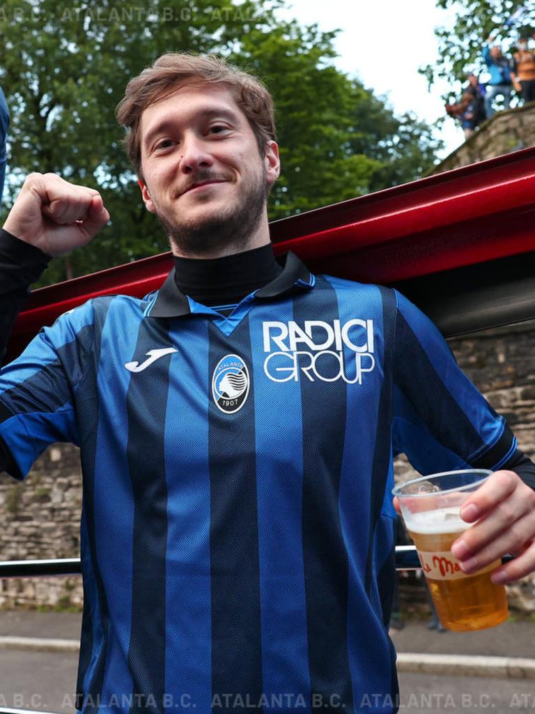 La festa nerazzurra a Bergamo