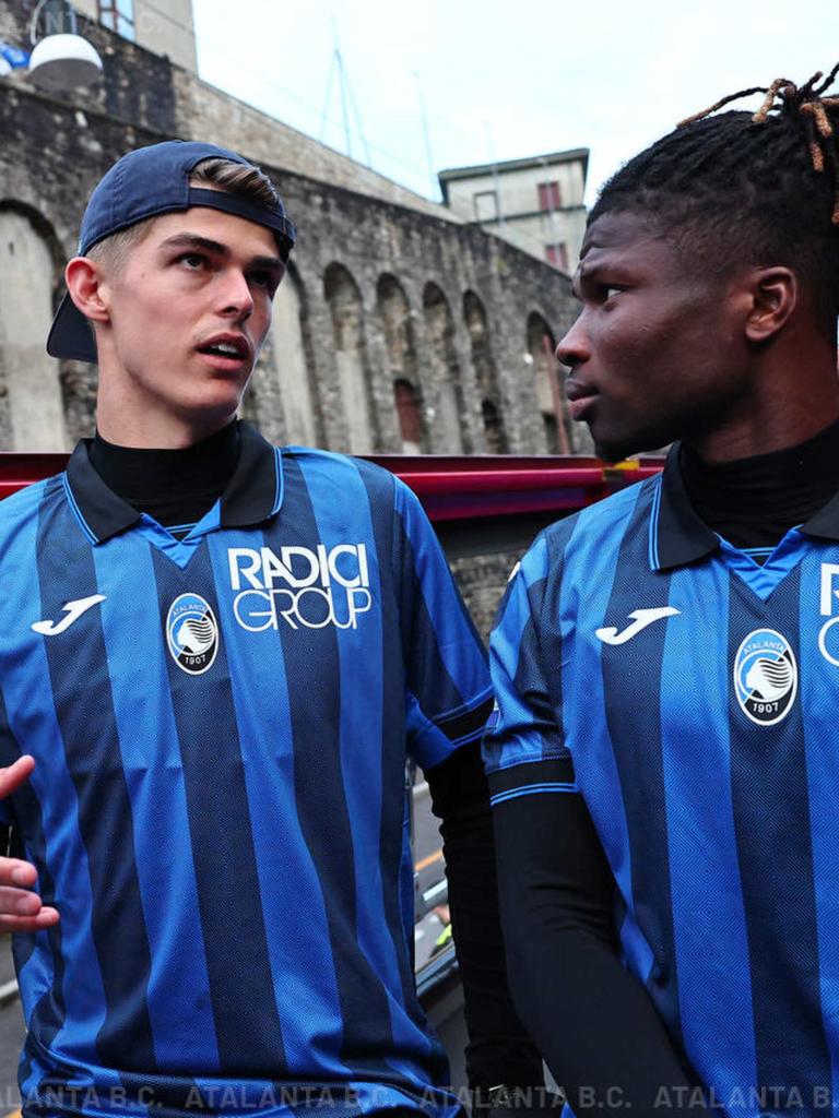 La festa nerazzurra a Bergamo