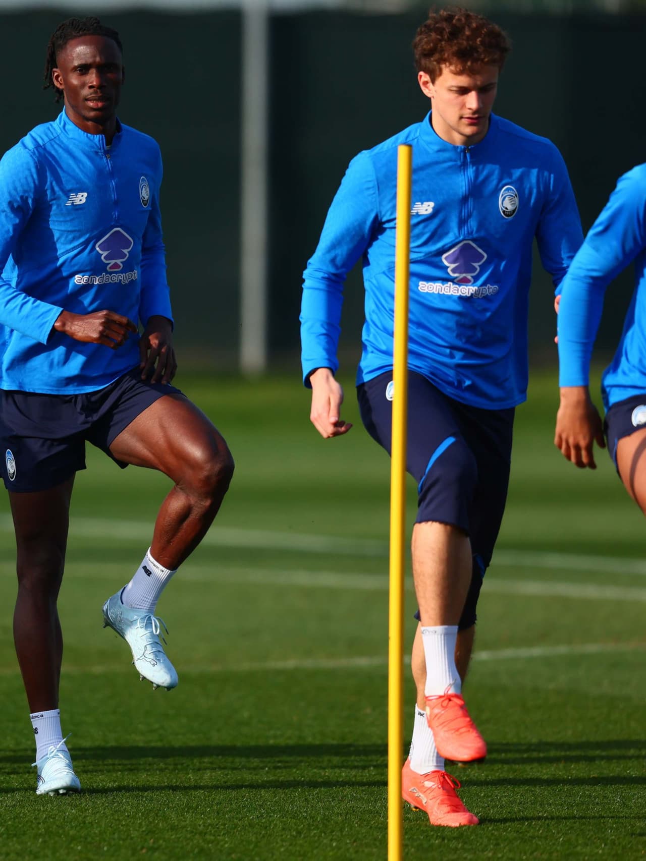 Afternoon training session at the Centro Bortolotti