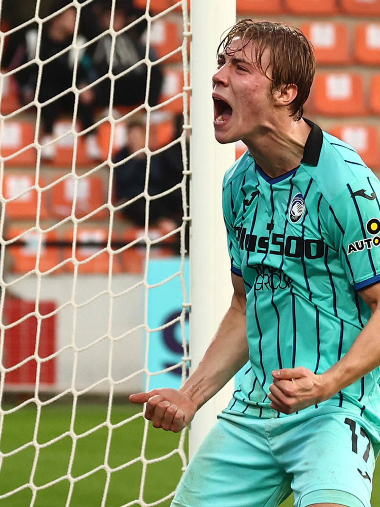Højlund’s second goal for Atalanta