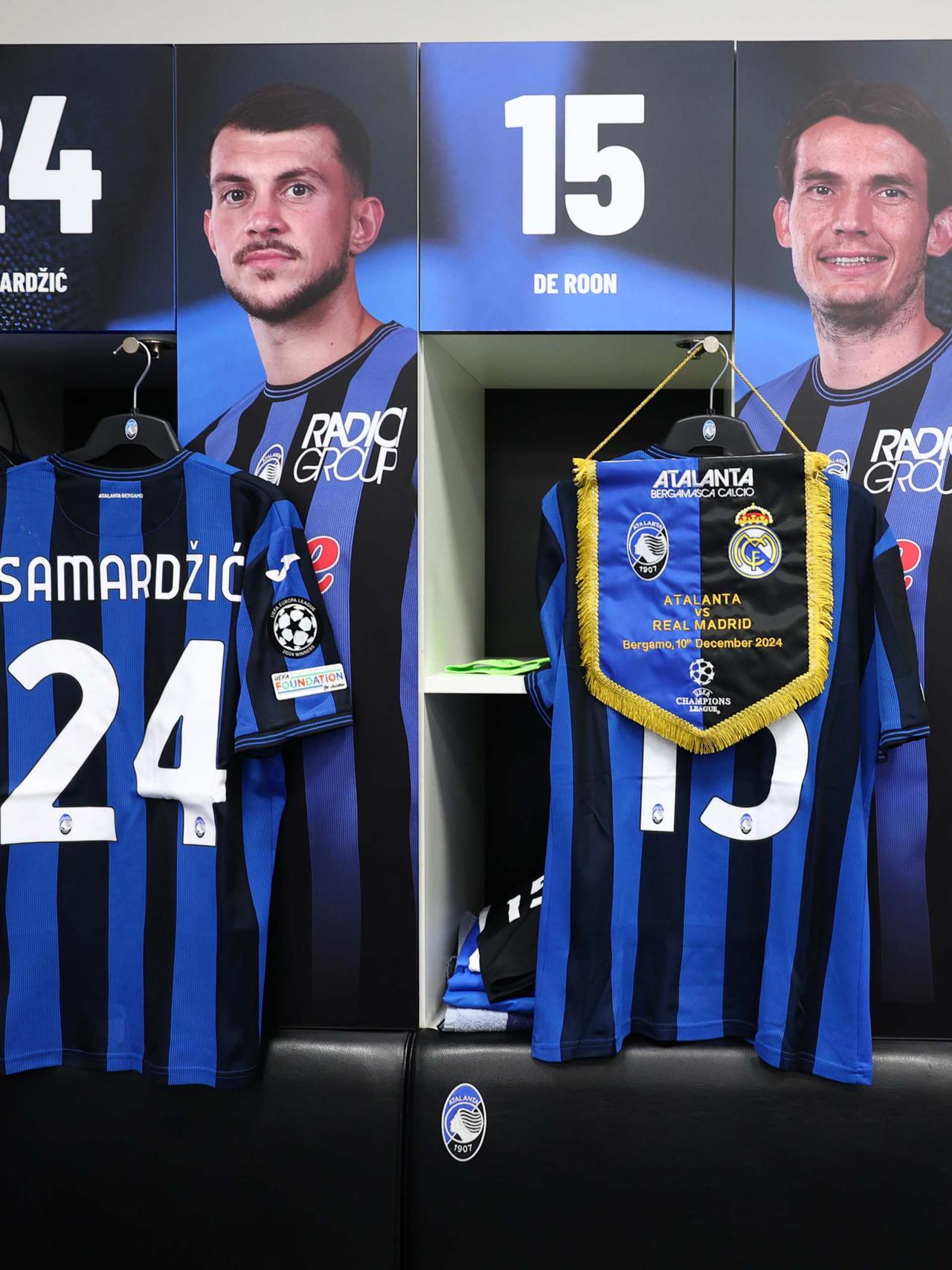 2024/25 UCL League Phase MD6 Atalanta v Real Madrid: the line-ups