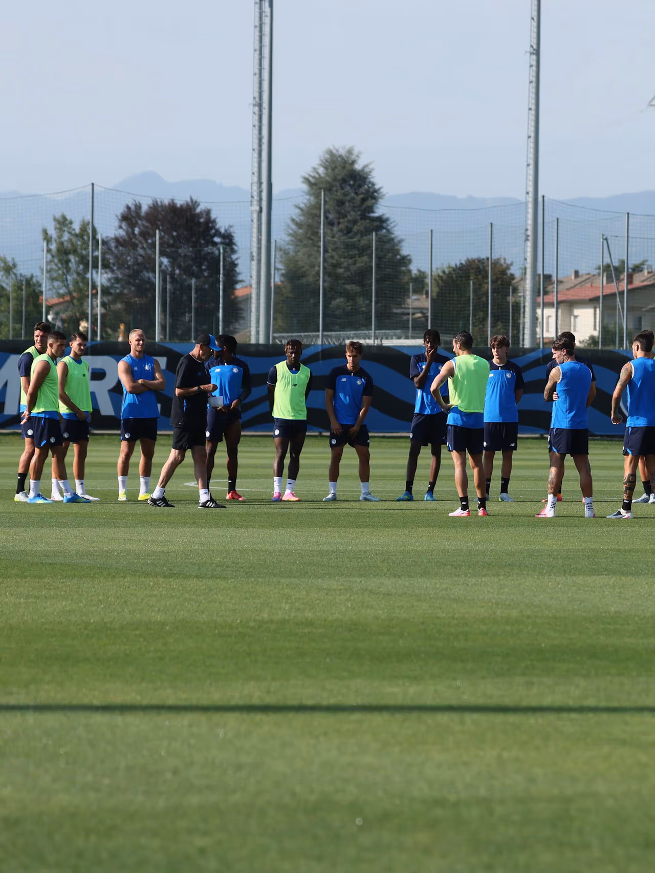 The second training session of the season at the Centro Bortolotti