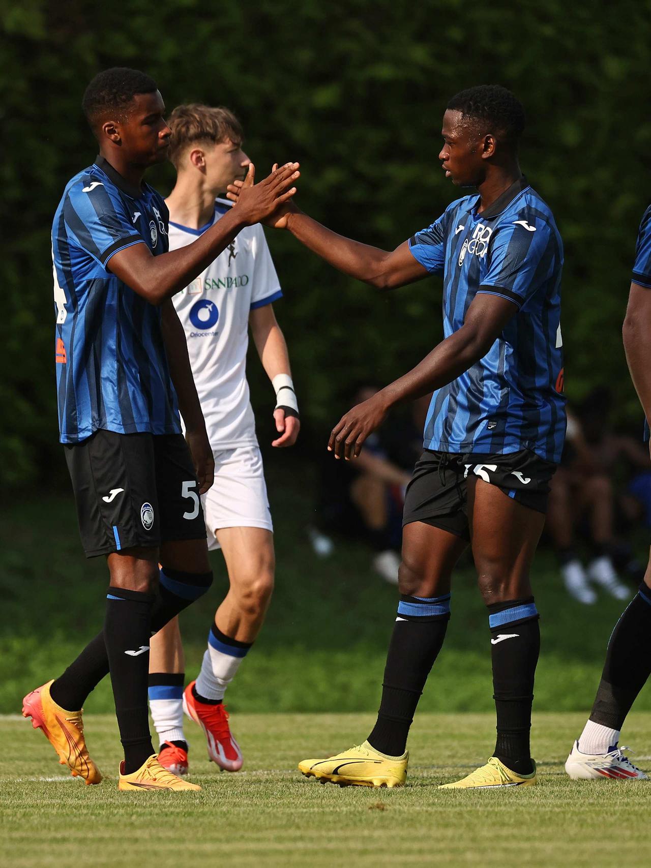 The joint training session in Clusone with Atalanta Primavera