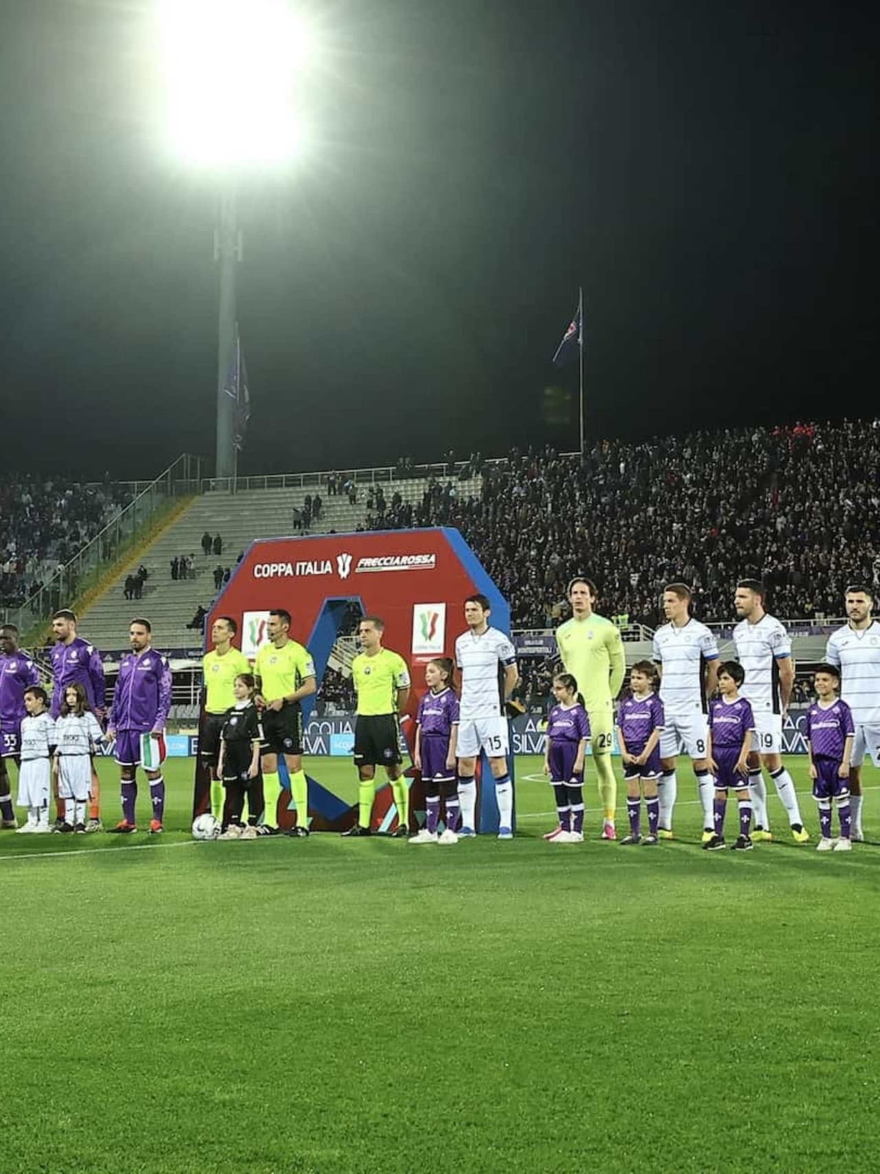 Coppa Italia semi-final Fiorentina v Atalanta: the stats of the game
