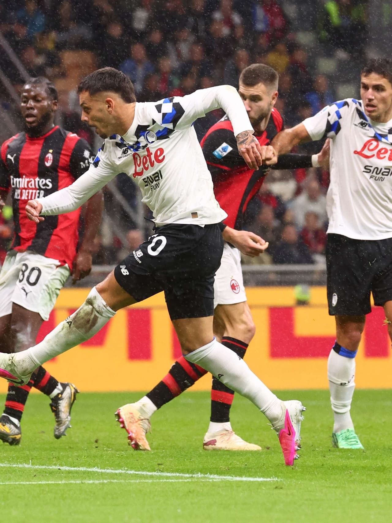 Gaetano and Krstović on Target at the Meazza, but Milan Edge It 3-2