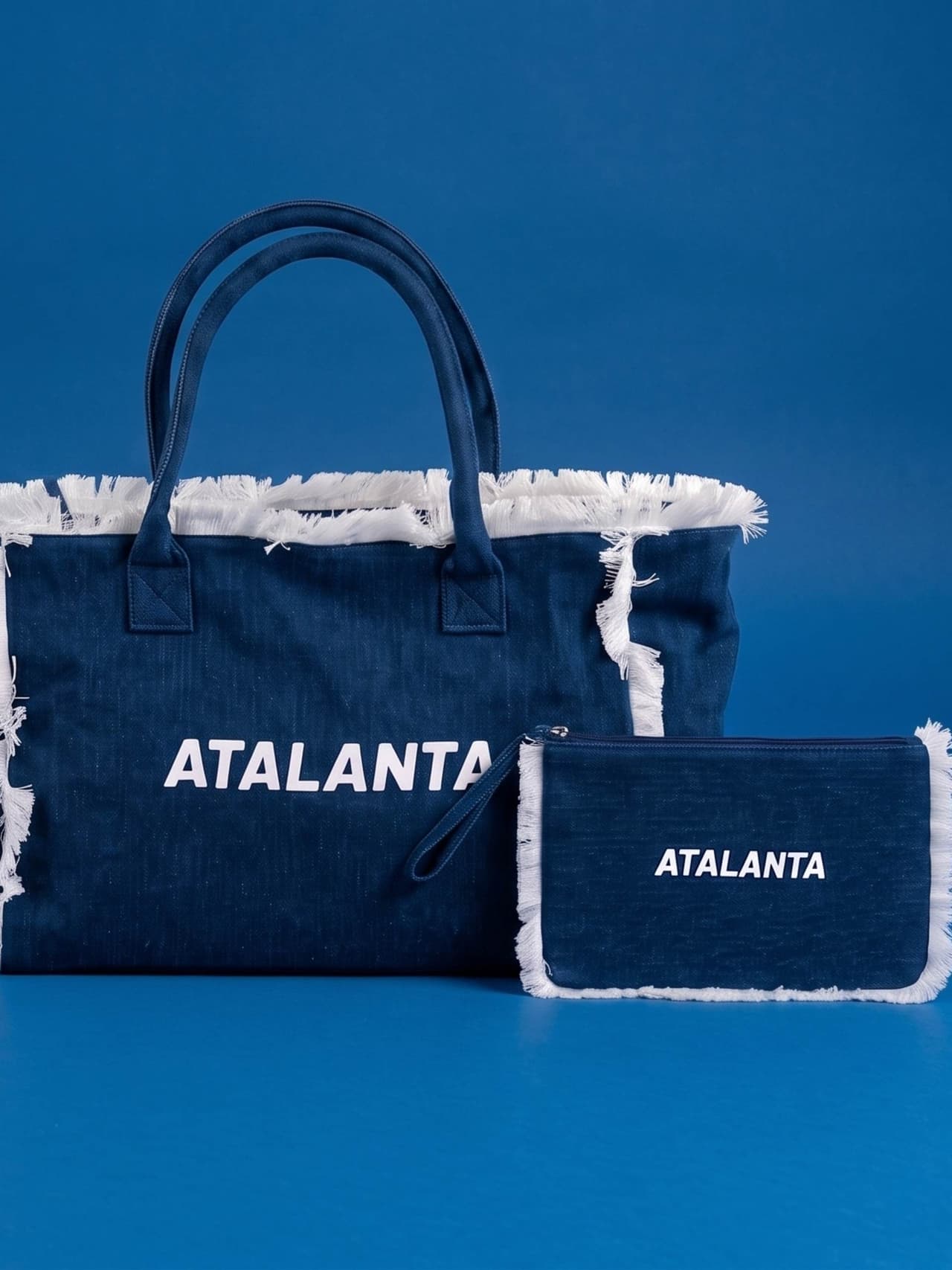 New Atalanta Accessories: Straw & Denim