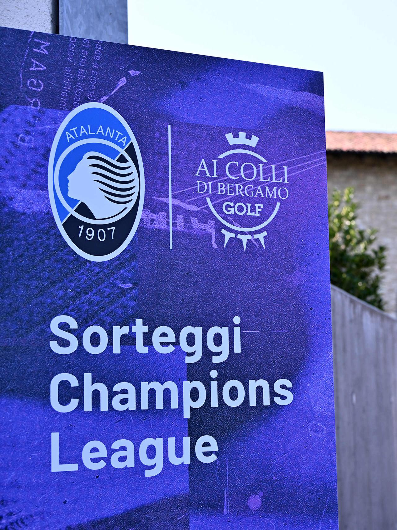 UCL League Phase draw: Atalanta's Sponsors at the Ai Colli di Bergamo Golf Club