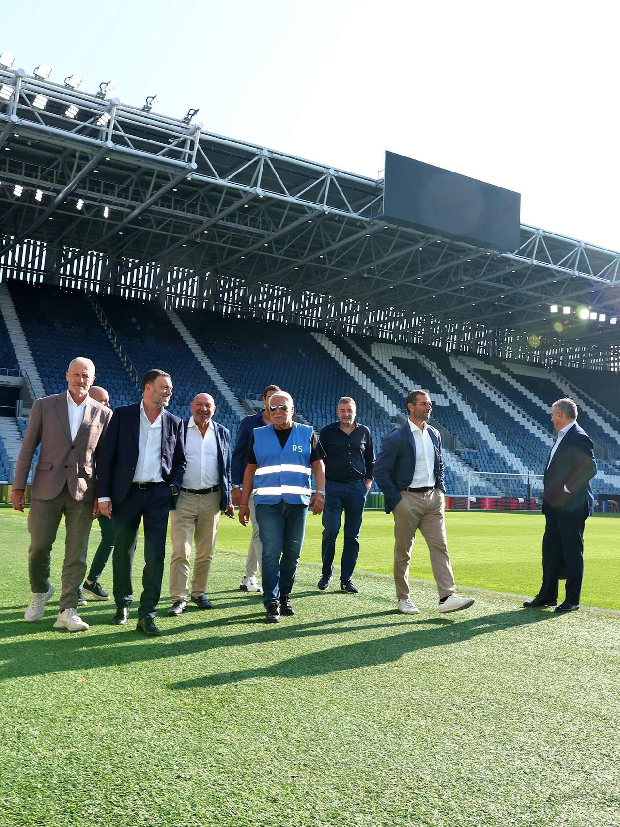 UEFA's Site visit at the Gewiss Stadium