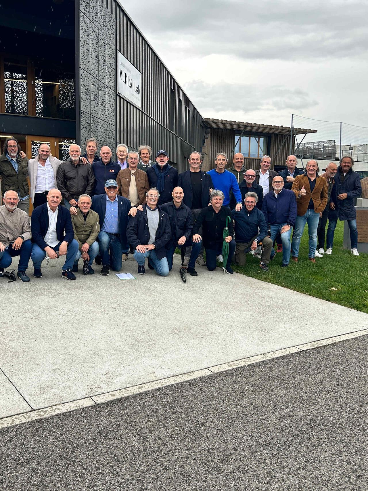 A group of former Nerazzurri visited the Centro Bortolotti