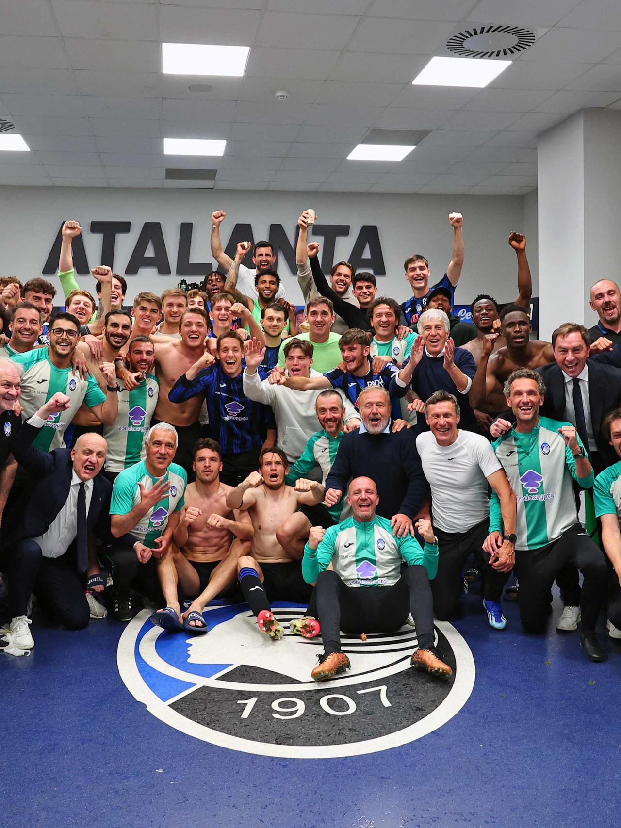 Celebrations for the UCL qualification