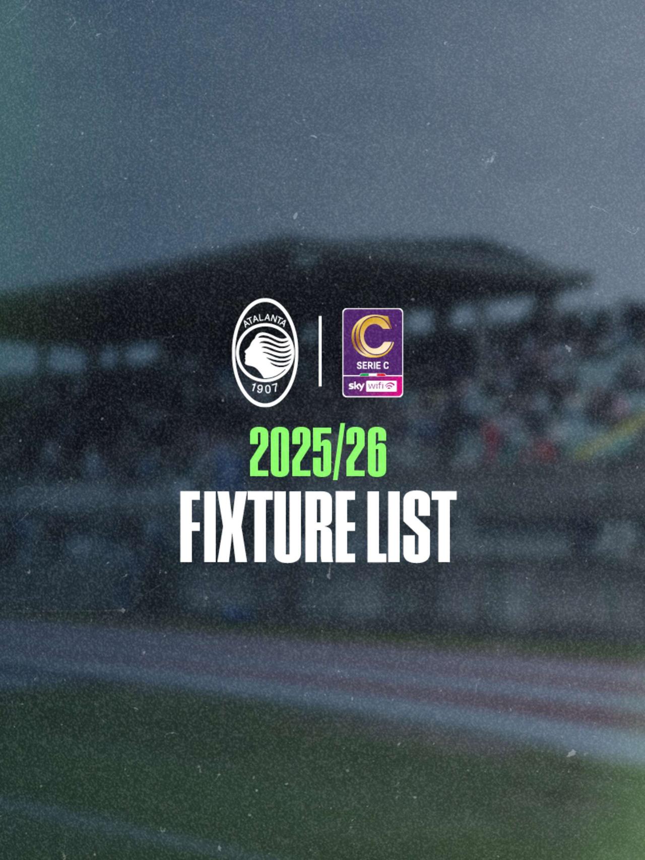 U23s, the 2025/26 Serie C fixture list