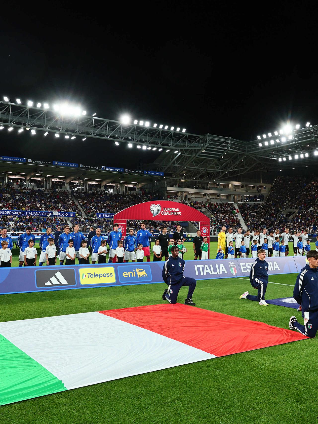 Italy beat Estonia 5-0 at Stadio di Bergamo