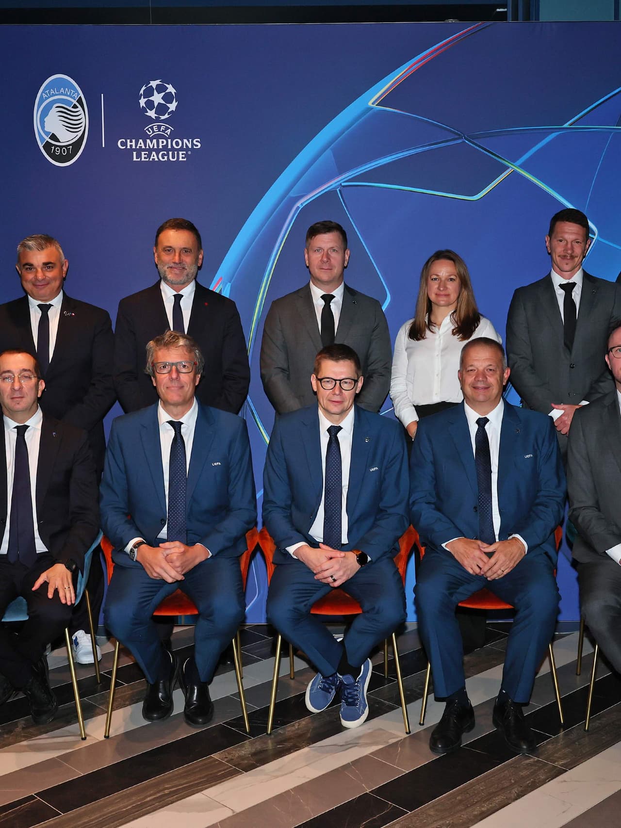 Atalanta-Slavia Praha, the executive luncheon