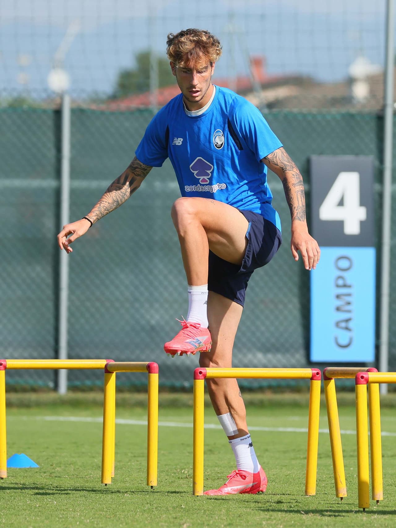 Morning training session at the Centro Bortolotti