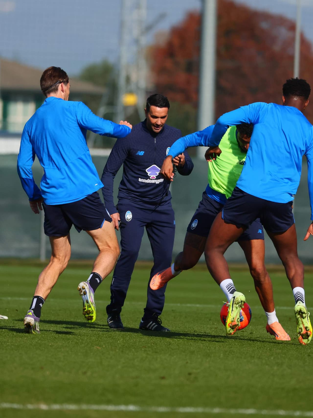 Pictures from coach Palladino's first training session in Zingonia