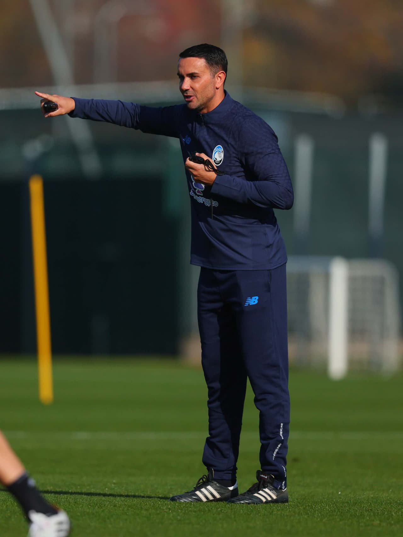 Raffaele Palladino's first training session as Atalanta's coach