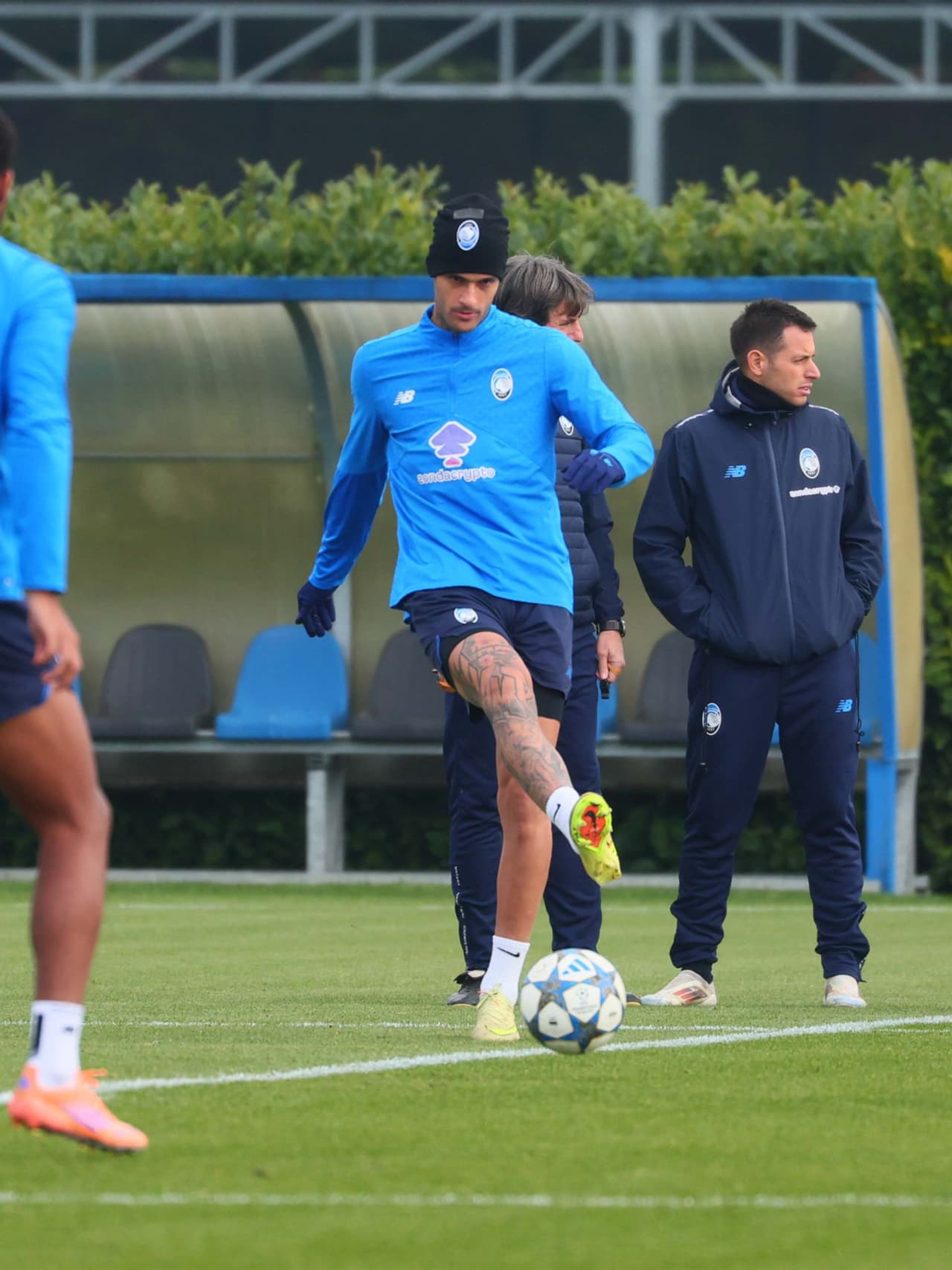 Preparations for UCL game against Union Saint-Gilloise are underway