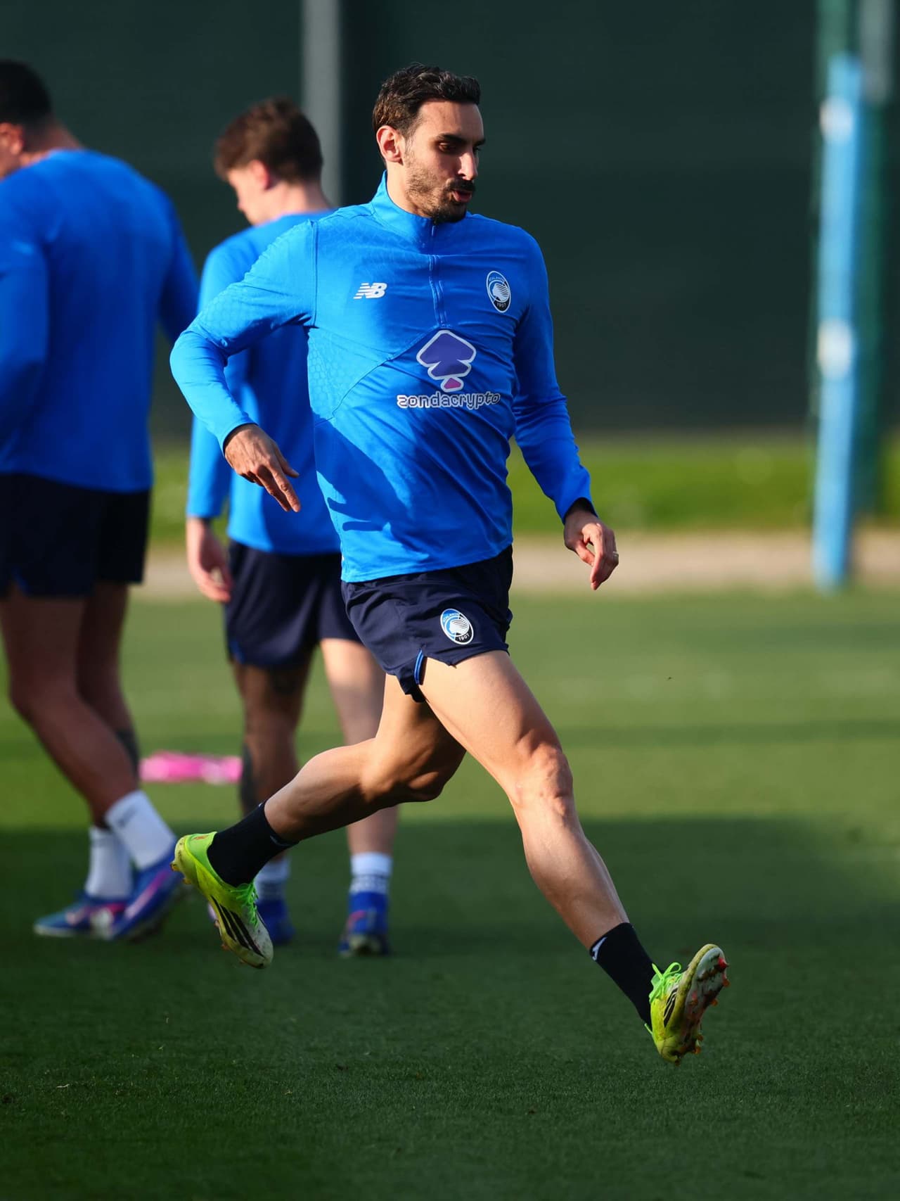 Morning training session at the Centro Bortolotti