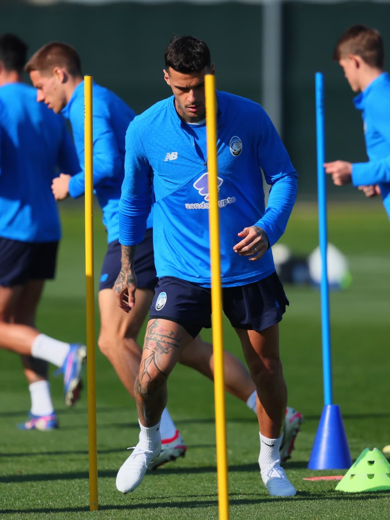 Afternoon training session at the Centro Bortolotti