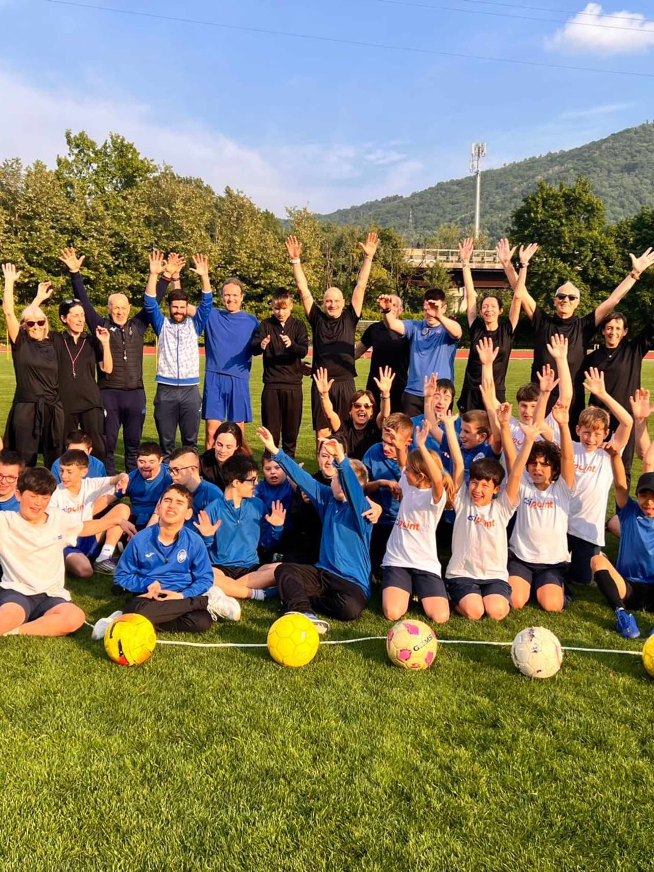 For Special, joint training session with Sorisolese