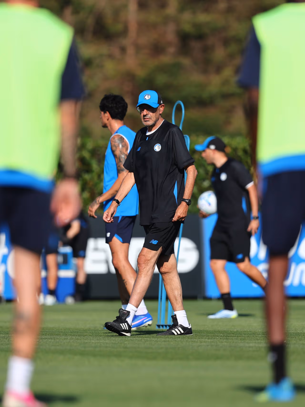 Atalanta's first training session of the new season