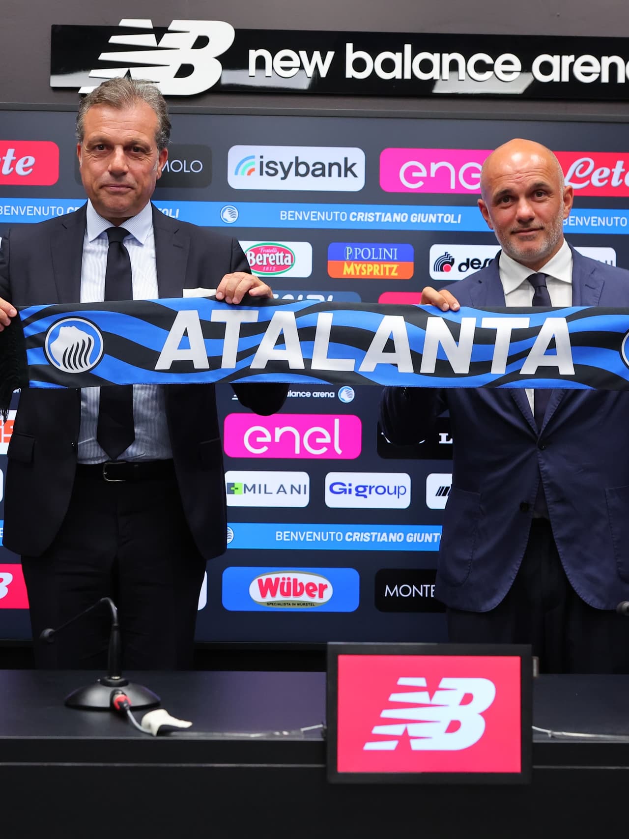 Giuntoli: "It's an honour to have been chosen by Luca Percassi and the ownership"