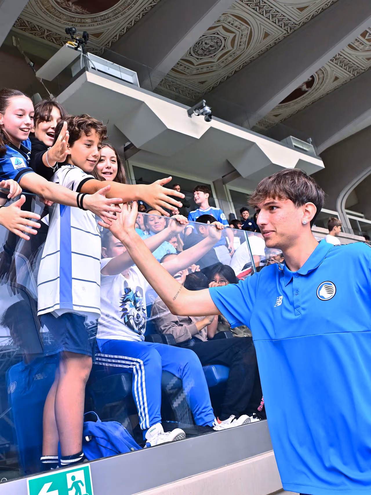 The first “La Scuola allo Stadio” event of the season at the New Balance Arena