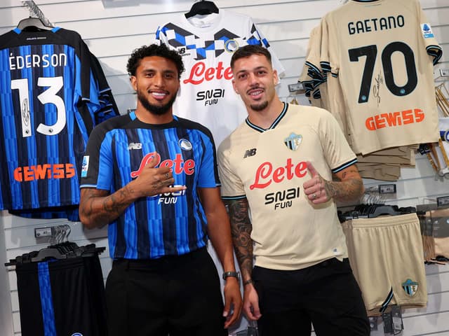 A Special Evening at the Atalanta Store with Gaetano and Éderson!