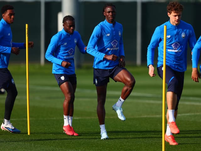 Afternoon training session at the Centro Bortolotti