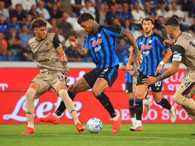 Scamacca on target against Cagliari, but the three points go to the Sardinians