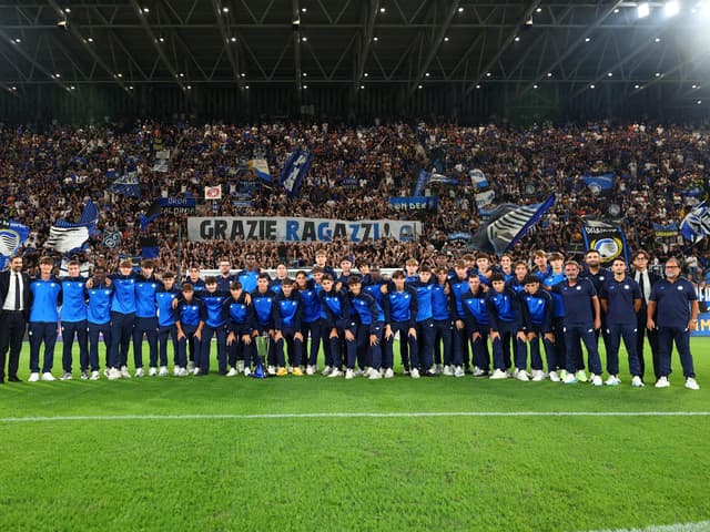 Primavera parade the Super Cup at the New Balance Arena