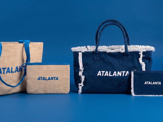 New Atalanta Accessories: Straw & Denim
