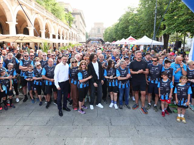 Crowd of over 15,000 joins the 16th Camminata Nerazzurra celebration