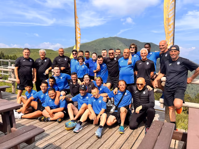 For Special, end of season celebrations at Rifugio Palù