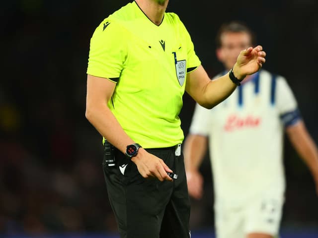 2025/26 UCL MD2 Atalanta v Club Brugge: the referee