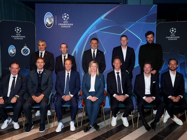 Atalanta-Brugge, the executive luncheon