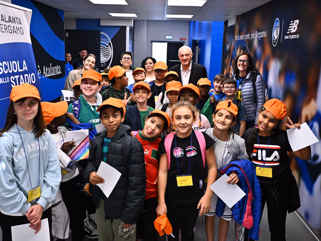 President Antonio Percassi special guest at the 2025/26 “La Scuola allo Stadio” Round 2