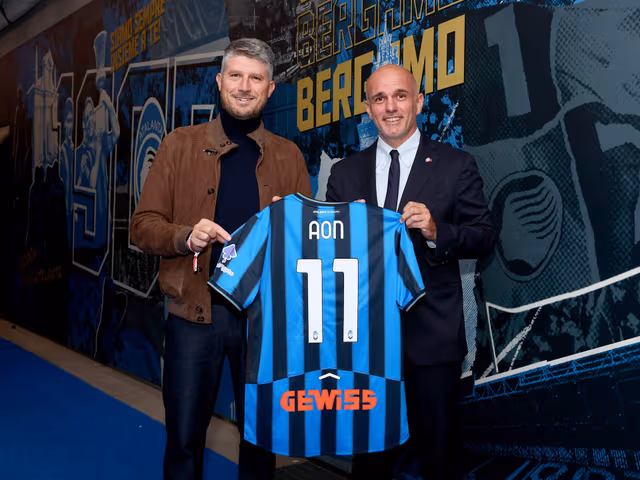 Aon confirmed as Official Supplier of Atalanta