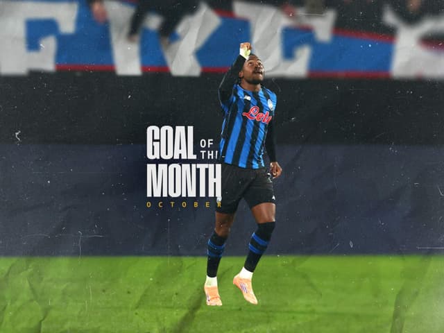 “One shot, one GOTM": Lookman is October’s goal king!