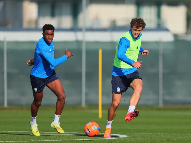 Gearing up for Hellas Verona trip with morning drill