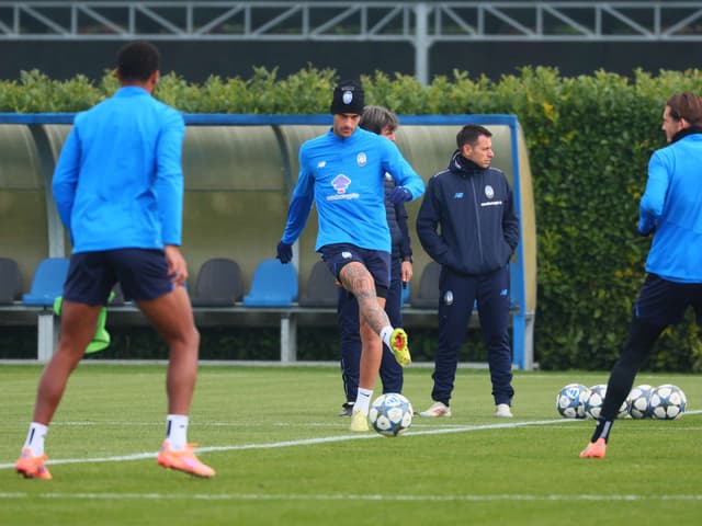 Preparations for UCL game against Union Saint-Gilloise are underway