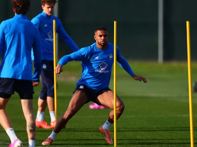 Afternoon training at the Centro Bortolotti