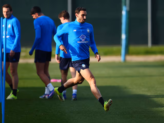 Morning training session at the Centro Bortolotti