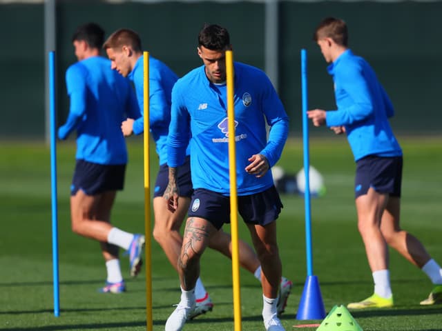 Afternoon training session at the Centro Bortolotti